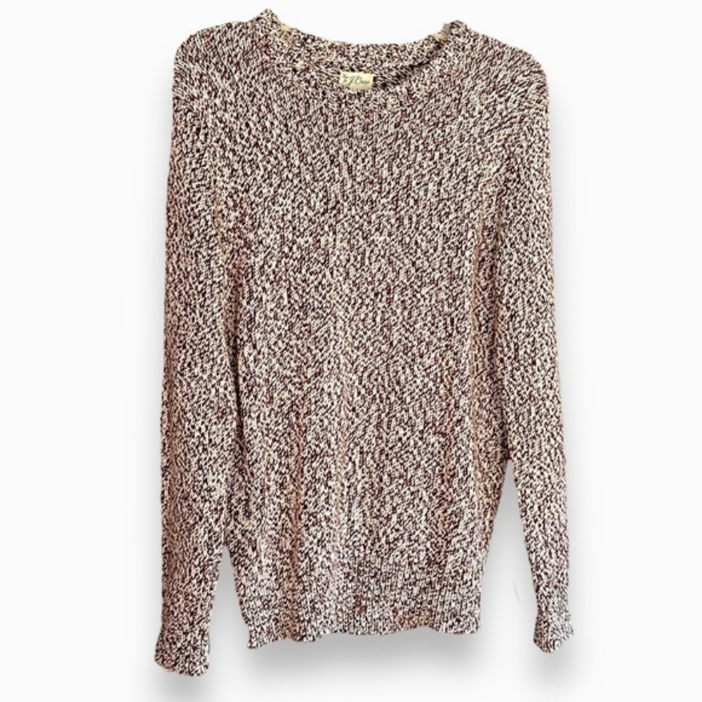 J. Crew Knit Purple Sweater for fall and winter.